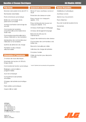 Scherenbühnen auf Rädern JLG 4069LE