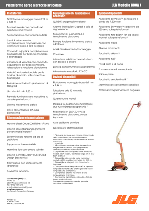 Gelenkarbeitsbühnen auf Rädern JLG 800AJ