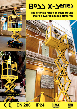 Scherenbühnen auf Rädern Youngman BoSS X3 X