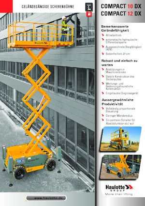 Scherenbühnen auf Rädern Haulotte Compact 10 DX