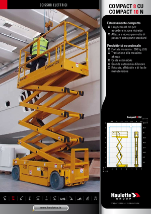 Scherenbühnen auf Rädern Haulotte Compact 10N