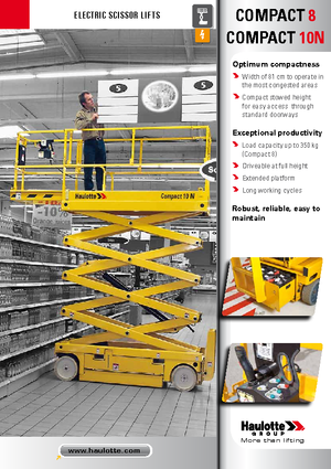 Scherenbühnen auf Rädern Haulotte Compact 10N