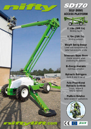 Gelenkarbeitsbühnen auf Rädern Niftylift Constructor SD 170