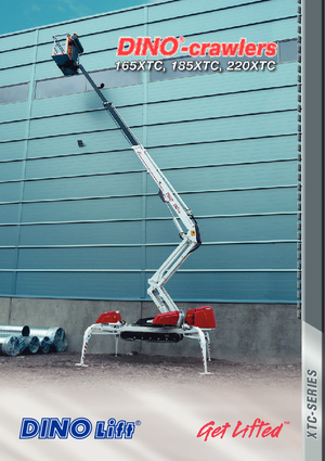 Gelenkarbeitsbühnen auf Raupen Dino Lift Dino 165 XTC