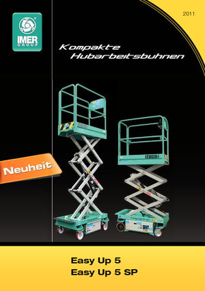 Scherenbühnen auf Rädern Iteco Easy Up 5