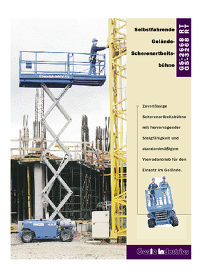 Scherenbühnen auf Rädern Genie GS-3268 RT