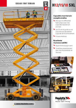 Scherenbühnen auf Rädern Haulotte H18 SXL