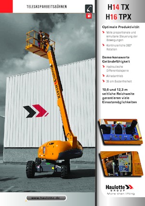 Teleskoparbeitsbühnen auf Rädern Haulotte H16 TPX