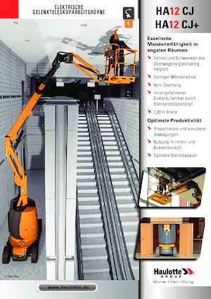 Gelenkarbeitsbühnen auf Rädern Haulotte HA12 CJ