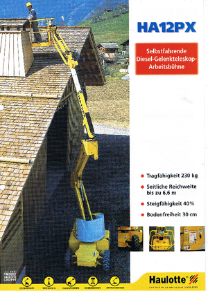 Gelenkarbeitsbühnen auf Rädern Haulotte HA 12 PX