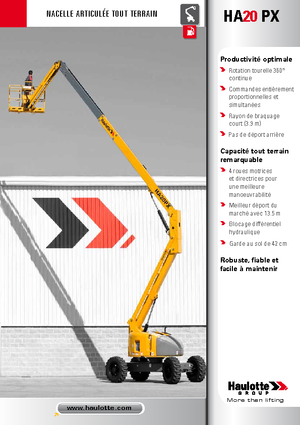 Gelenkarbeitsbühnen auf Rädern Haulotte HA 20 PX