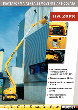 Gelenkarbeitsbühnen auf Rädern Haulotte HA 20 PX