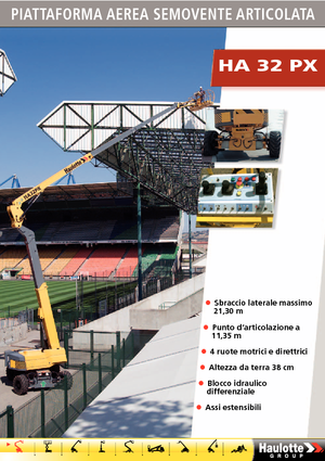 Gelenkarbeitsbühnen auf Rädern Haulotte HA 32 PX