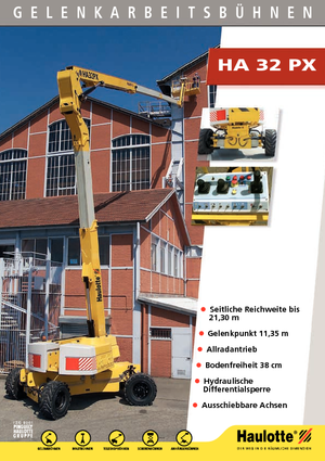 Gelenkarbeitsbühnen auf Rädern Haulotte HA 32 PX