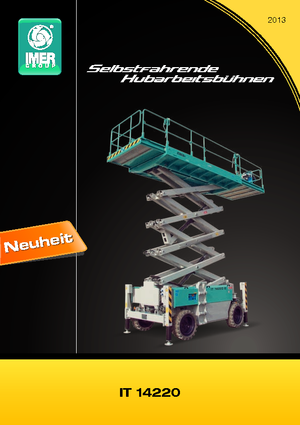 Scherenbühnen auf Rädern Iteco IT 14220 D