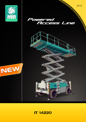 Scherenbühnen auf Rädern Iteco IT 14220 D