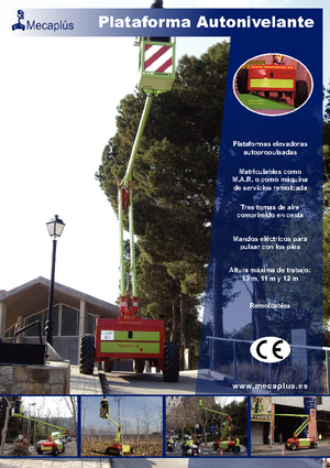 Gelenkarbeitsbühnen auf Rädern Mecaplús MTP 12