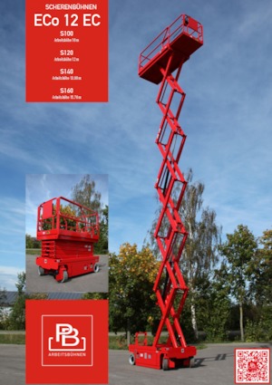 Scherenbühnen auf Rädern PB PB S140-12EC