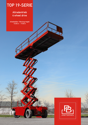 Scherenbühnen auf Rädern PB PB S175-19E 4x4