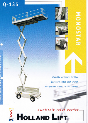 Scherenbühnen auf Rädern Holland-Lift Q 135 DL 24 4WD P/N