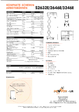 Scherenbühnen auf Rädern Snorkel S 2646