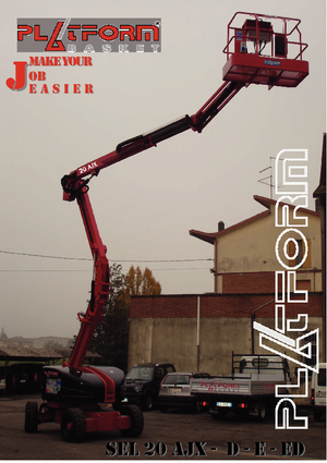 Gelenkarbeitsbühnen auf Rädern Basket SEL 20 AJX