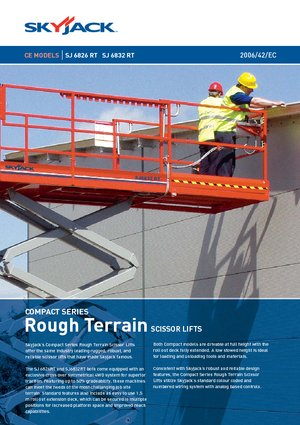 Scherenbühnen auf Rädern Skyjack SJ 6832 RT