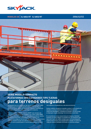 Scherenbühnen auf Rädern Skyjack SJ 6832 RT