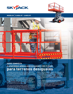 Scherenbühnen auf Rädern Skyjack SJ 6832 RT