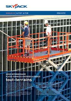 Scherenbühnen auf Rädern Skyjack SJ 7127