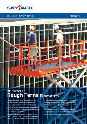 Scherenbühnen auf Rädern Skyjack SJ 7127