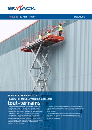 Scherenbühnen auf Rädern Skyjack SJ 9250