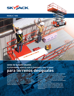 Scherenbühnen auf Rädern Skyjack SJ 9250