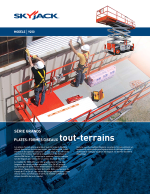 Scherenbühnen auf Rädern Skyjack SJ 9250