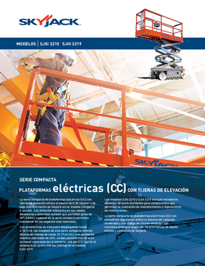 Scherenbühnen auf Rädern Skyjack SJ III 3219