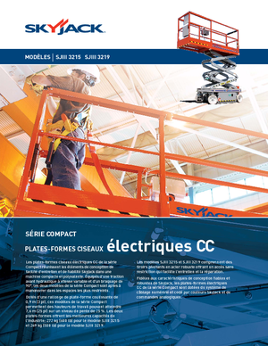 Scherenbühnen auf Rädern Skyjack SJ III 3219