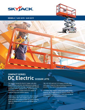 Scherenbühnen auf Rädern Skyjack SJ III 3219