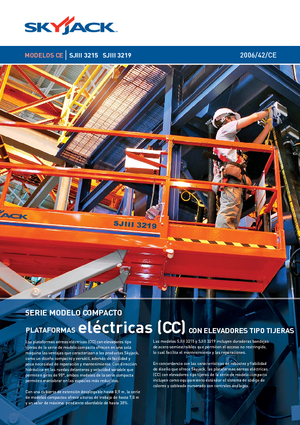 Scherenbühnen auf Rädern Skyjack SJ III 3219