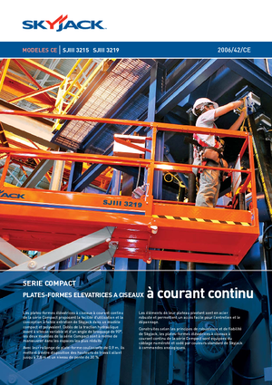 Scherenbühnen auf Rädern Skyjack SJ III 3219