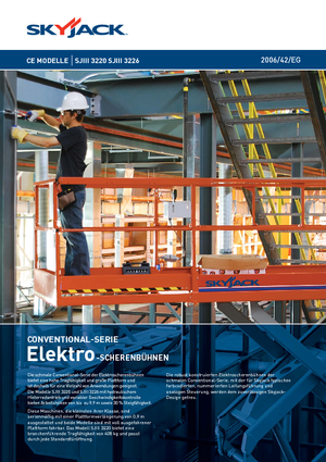 Scherenbühnen auf Rädern Skyjack SJ III 3226 M