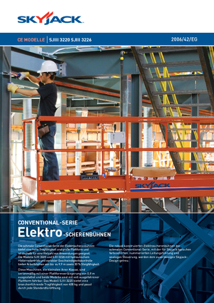 Scherenbühnen auf Rädern Skyjack SJ III 3226 M