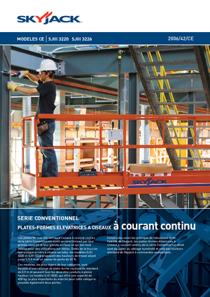 Scherenbühnen auf Rädern Skyjack SJ III 3220