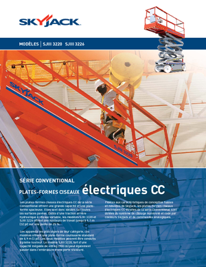 Scherenbühnen auf Rädern Skyjack SJ III 3220