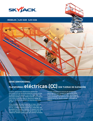 Scherenbühnen auf Rädern Skyjack SJ III 3220