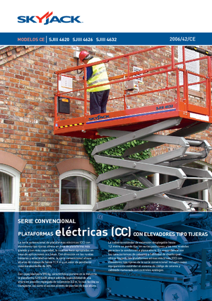 Scherenbühnen auf Rädern Skyjack SJ III 4626