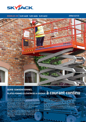 Scherenbühnen auf Rädern Skyjack SJ III 4626