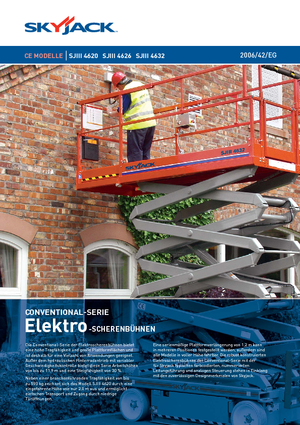 Scherenbühnen auf Rädern Skyjack SJ III 4626