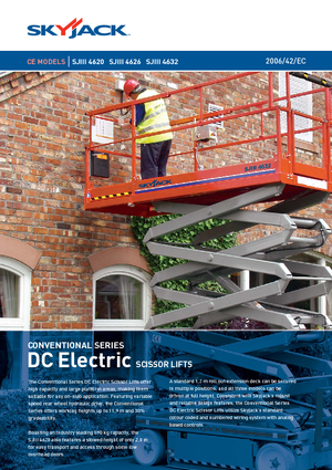 Scherenbühnen auf Rädern Skyjack SJ III 4626