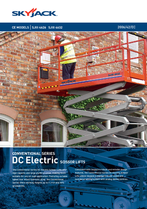 Scherenbühnen auf Rädern Skyjack SJ III 4632