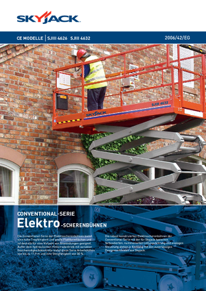 Scherenbühnen auf Rädern Skyjack SJ III 4626